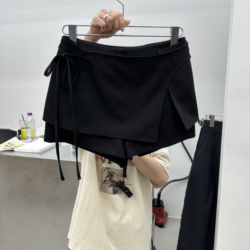 ENHANCE東大門實拍女士新品26春夏時尚人氣職業裙褲兩件套ENHANCE/HOPESMORE裙褲圖色3黑色