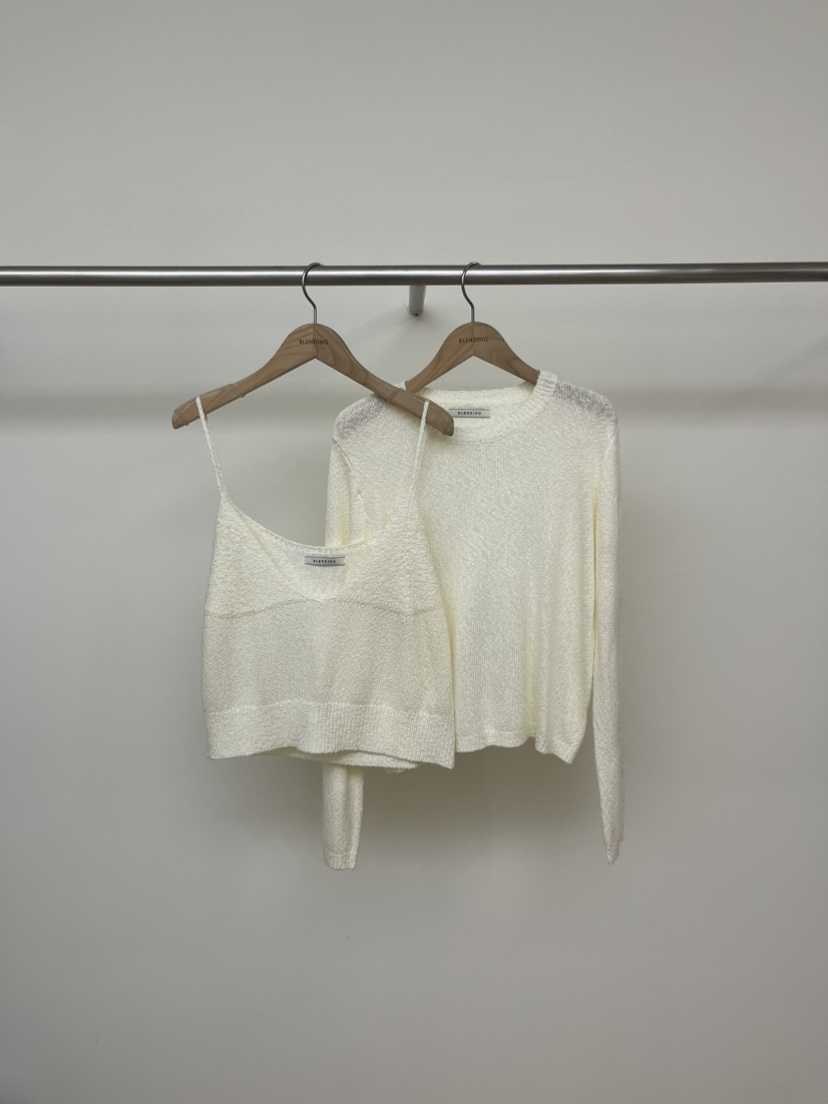 BLENDING-p韓國代購女裝新款真品休閑職業推薦套裝兩件套BLENDING-p套裝圖色1