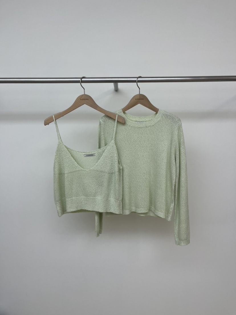 BLENDING-p韓國代購女裝新款真品休閑職業推薦套裝兩件套BLENDING-p套裝圖色2