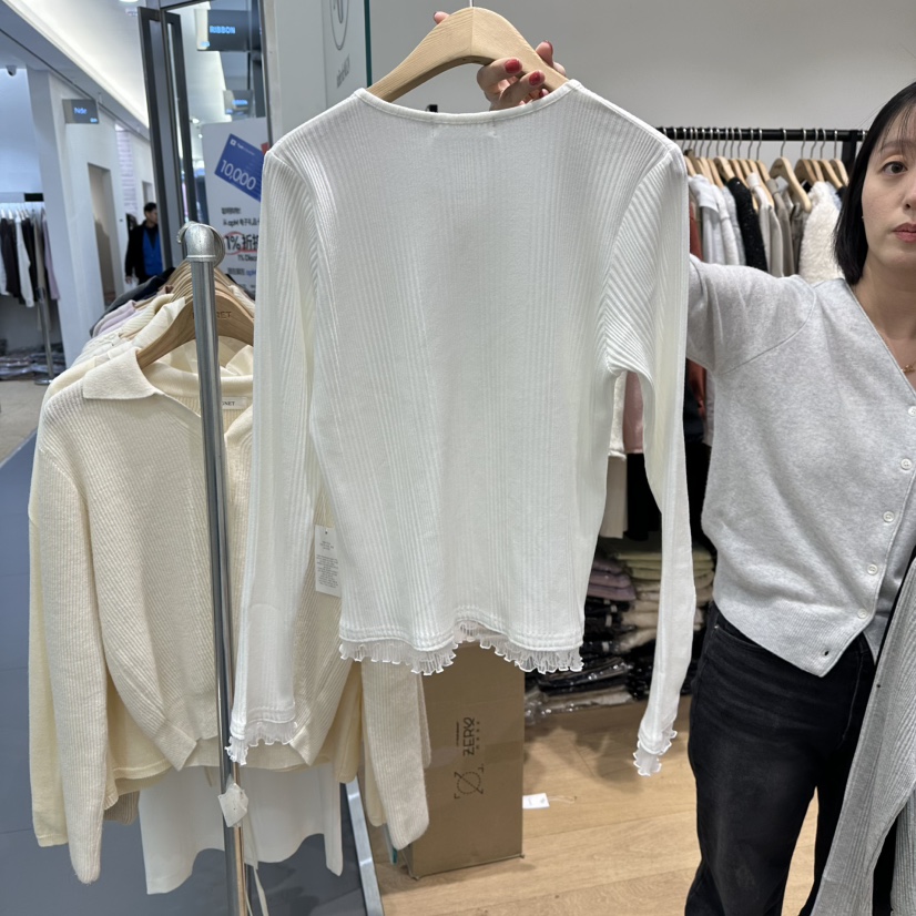 M.G.N韓國直郵女裝新品人氣推薦職業時尚真品26春夏長袖T恤MAGNET長袖T恤