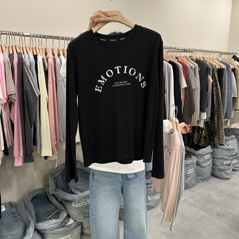 URBANSTORY/REMAKING東大門代購女裝新品26春夏時尚長袖T恤Remaking/URBANSTORY長袖T恤圖色4