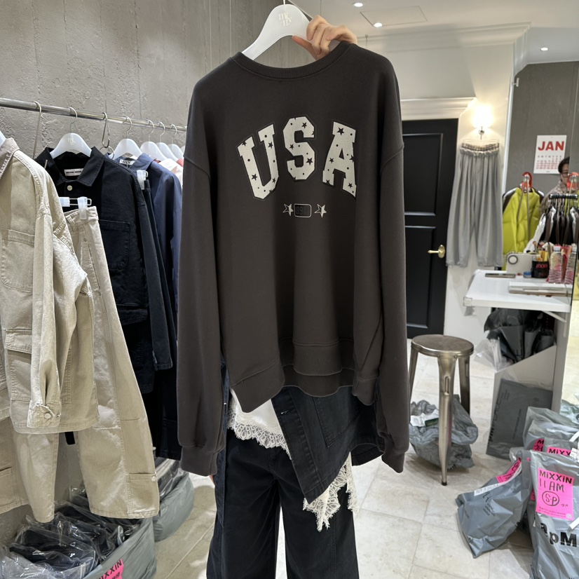 MIXXIN韓國直郵女士新品人氣推薦休閑時尚26春夏熱賣衛衣MIXXIN衛衣圖色3