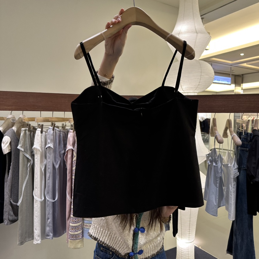 FURE韓國代購女士新款人氣時尚26春夏休閑推薦職業吊帶背心FURE吊帶/背心