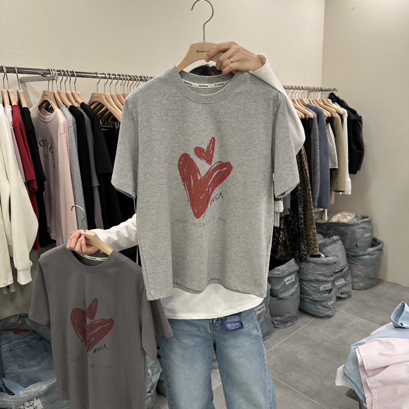 URBANSTORY/REMAKING韓國直郵女裝新品時尚休閑真品人氣T恤Remaking/URBANSTORYT恤圖色4