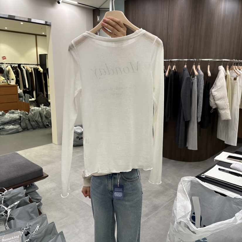 URBANSTORY/REMAKING韓國代購女士新品真品26春夏長袖T恤Remaking/URBANSTORY長袖T恤