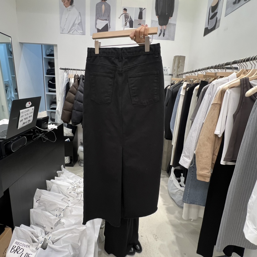 RECOVER韓國代購女裝新款時尚人氣職業26春夏真品休閑長裙RECOVER/MOMENT長裙