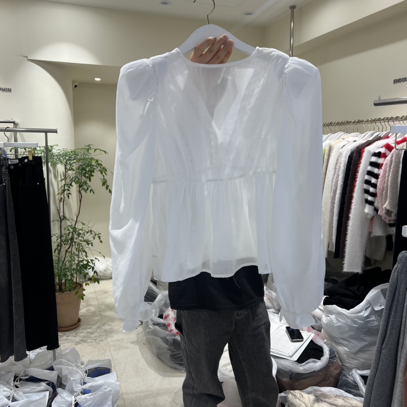 ENDOLPHIN東大門直郵女裝新品人氣休閑熱賣推薦襯衫蕾絲衫ENDOLPHIN襯衫/蕾絲衫