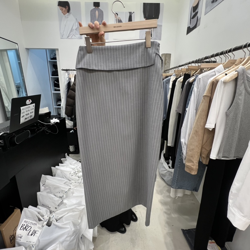 RECOVER東大門代購女裝新品休閑職業時尚熱賣半身裙中短裙RECOVER/MOMENT半身裙/中短裙圖色1