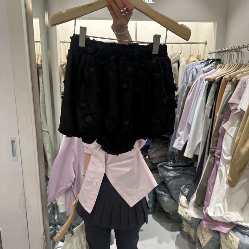 BERTHA東大門實拍女裝新款職業26春夏真品時尚熱賣短褲花朵BERTHA短褲圖色2