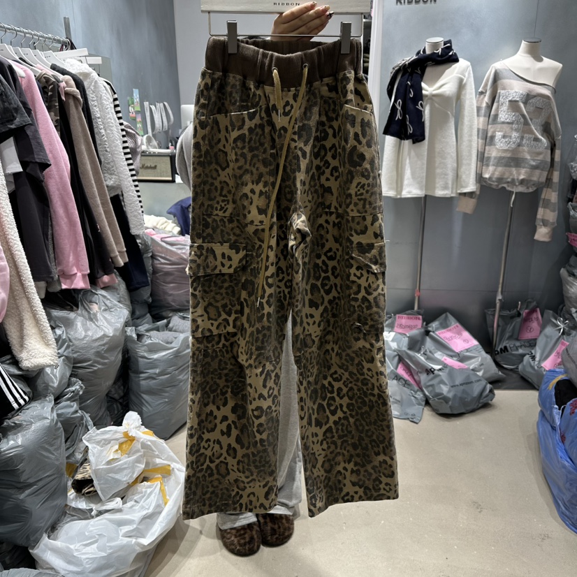 RIBBON韓國代購女裝新品職業時尚人氣真品熱賣休閑休閑褲RIBBON休閑褲圖色2