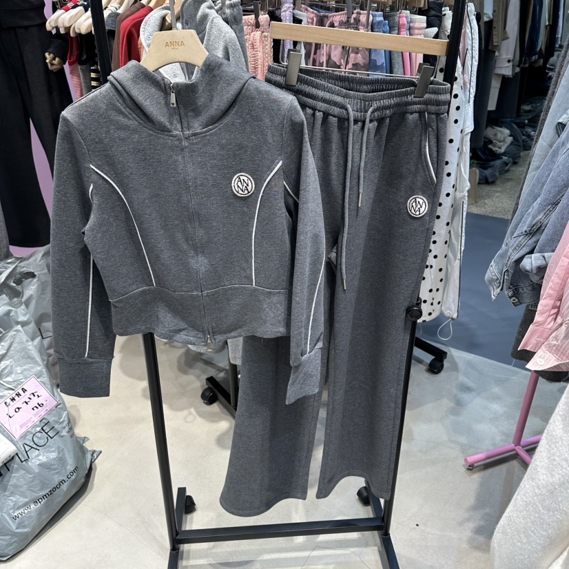 ANNA-P韓國直郵女裝新品職業時尚人氣熱賣真品休閑套裝套裝ANNA-P套裝圖色1