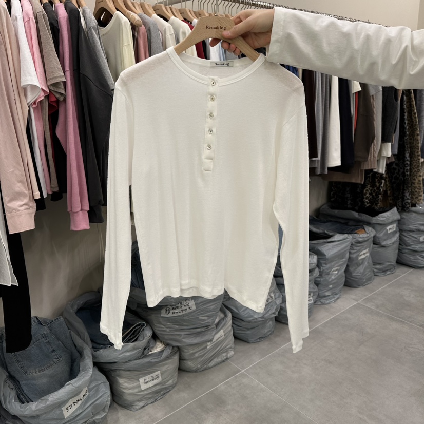 URBANSTORY/REMAKING韓國代購女士新款真品休閑職業長袖T恤Remaking/URBANSTORY長袖T恤圖色1
