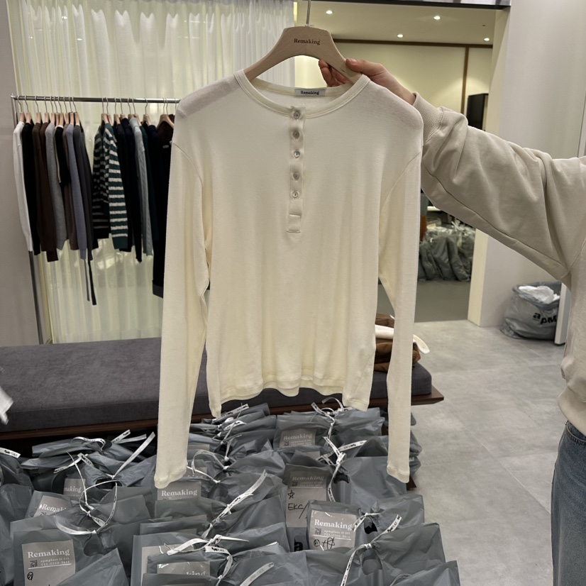 URBANSTORY/REMAKING韓國代購女士新款真品休閑職業長袖T恤Remaking/URBANSTORY長袖T恤圖色2