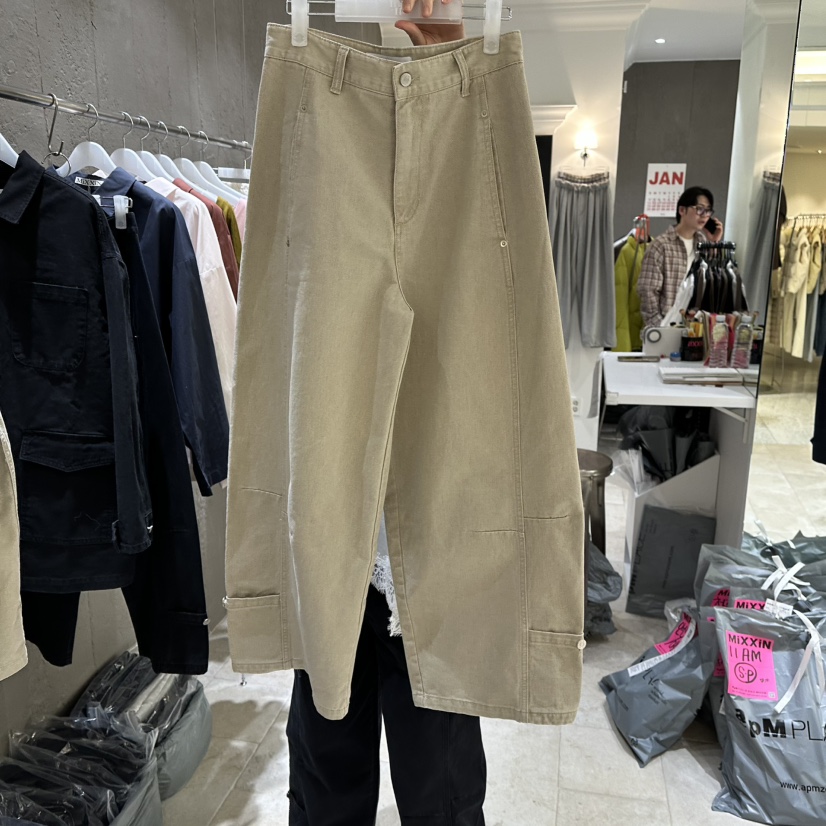 MIXXIN韓國代購女士新品人氣休閑時尚26春夏熱賣職業休閑褲MIXXIN休閑褲圖色1