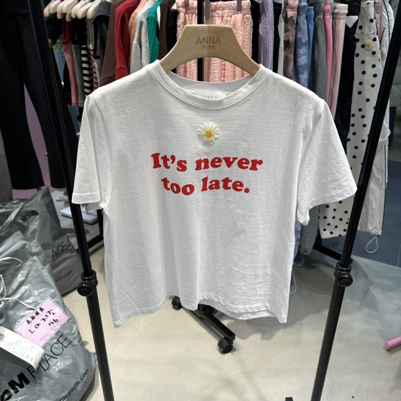 ANNA-P韓國直郵女士新款26春夏熱賣真品時尚職業休閑T恤ANNA-PT恤圖色1