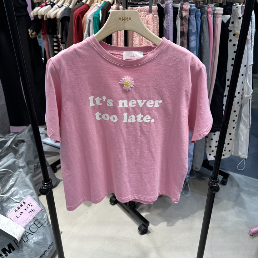 ANNA-P韓國直郵女士新款26春夏熱賣真品時尚職業休閑T恤ANNA-PT恤圖色3