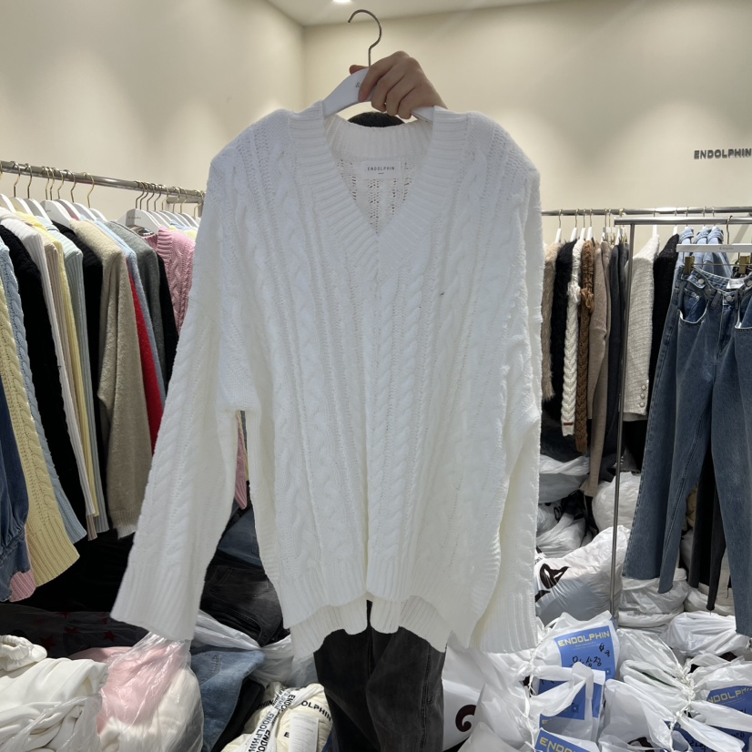 ENDOLPHIN韓國代購女士新款26春夏休閑人氣職業熱賣針織衫ENDOLPHIN針織衫圖色1