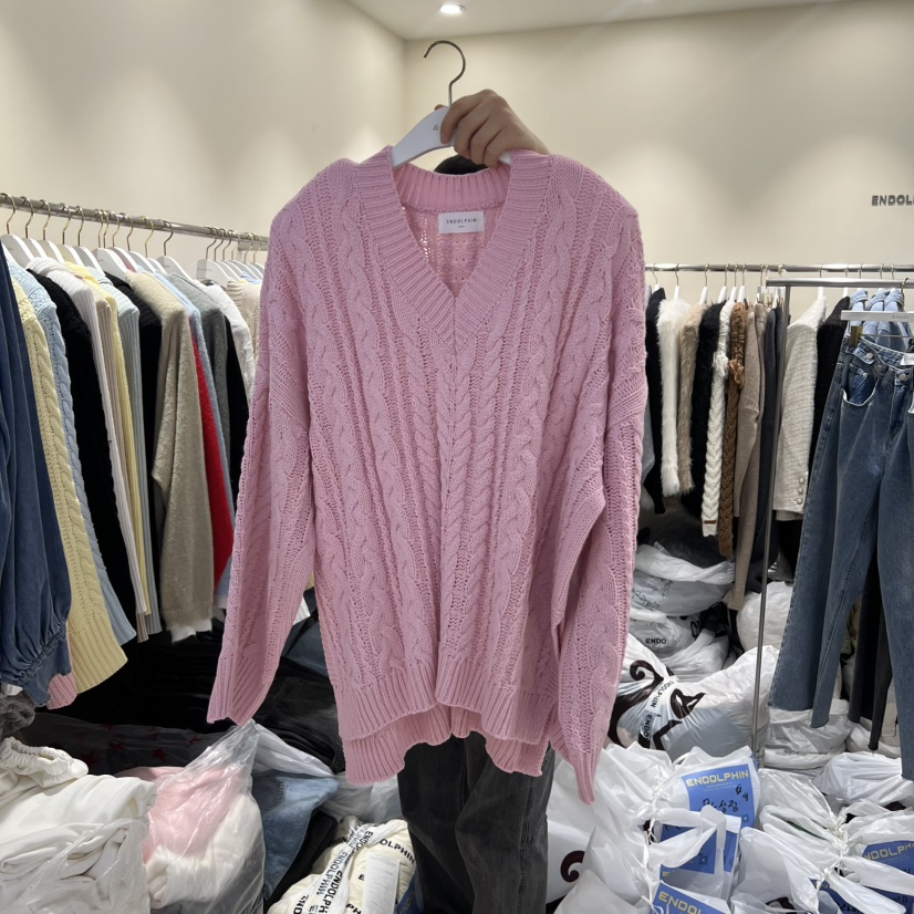 ENDOLPHIN韓國代購女士新款26春夏休閑人氣職業熱賣針織衫ENDOLPHIN針織衫圖色3