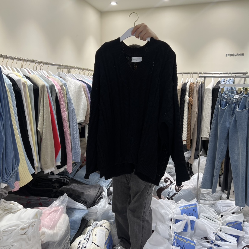 ENDOLPHIN韓國代購女士新款26春夏休閑人氣職業熱賣針織衫ENDOLPHIN針織衫圖色6