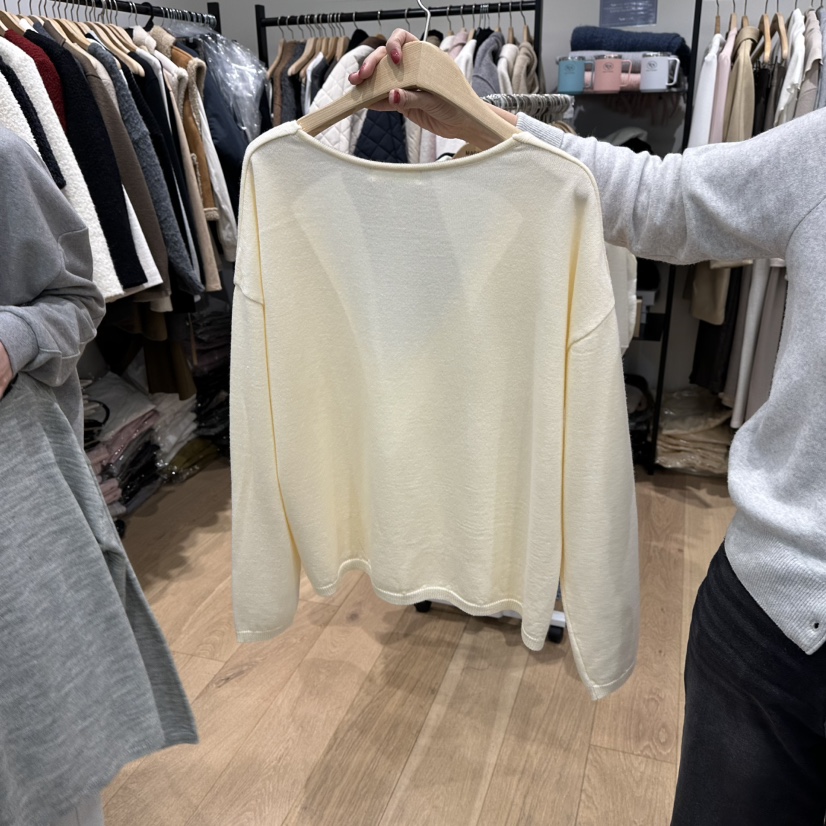 M.G.N韓國代購女士新款26春夏推薦休閑針織衫不含內搭V領MAGNET針織衫