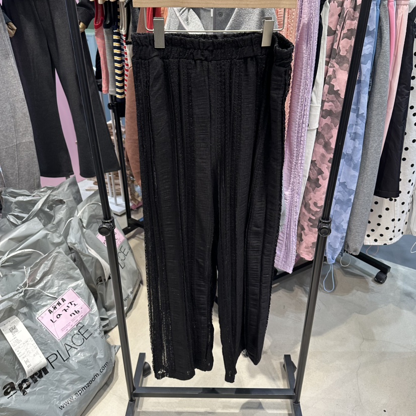 ANNA-P韓國代購女裝新品時尚人氣26春夏休閑真品休閑褲蕾絲ANNA-P休閑褲圖色3