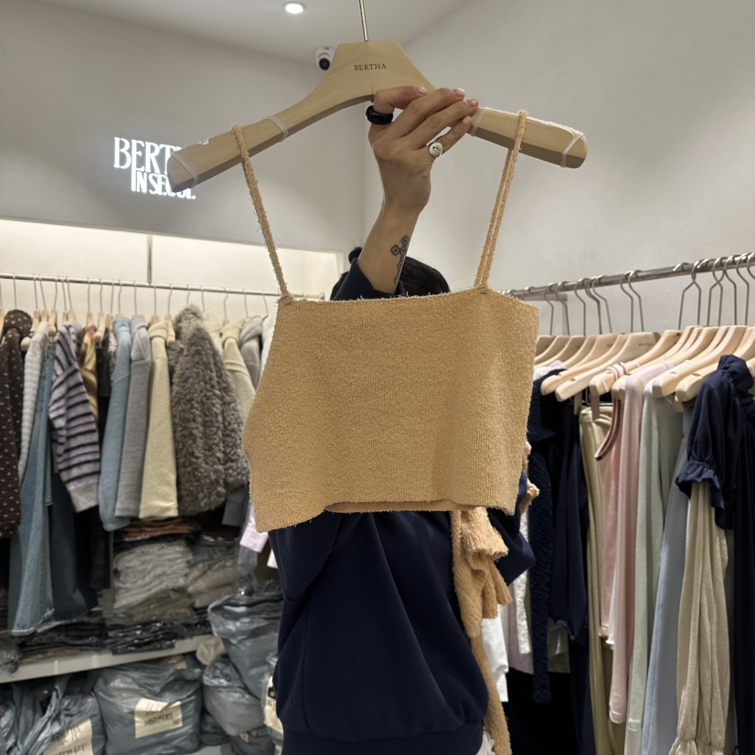 BERTHA東大門實拍女裝新款人氣時尚推薦休閑吊帶背心柔軟BERTHA吊帶/背心圖色3