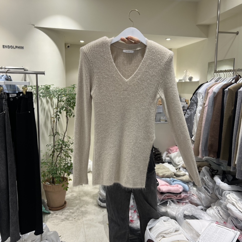 ENDOLPHIN韓國代購女裝新品26春季推薦熱賣時尚休閑針織衫ENDOLPHIN針織衫圖色1