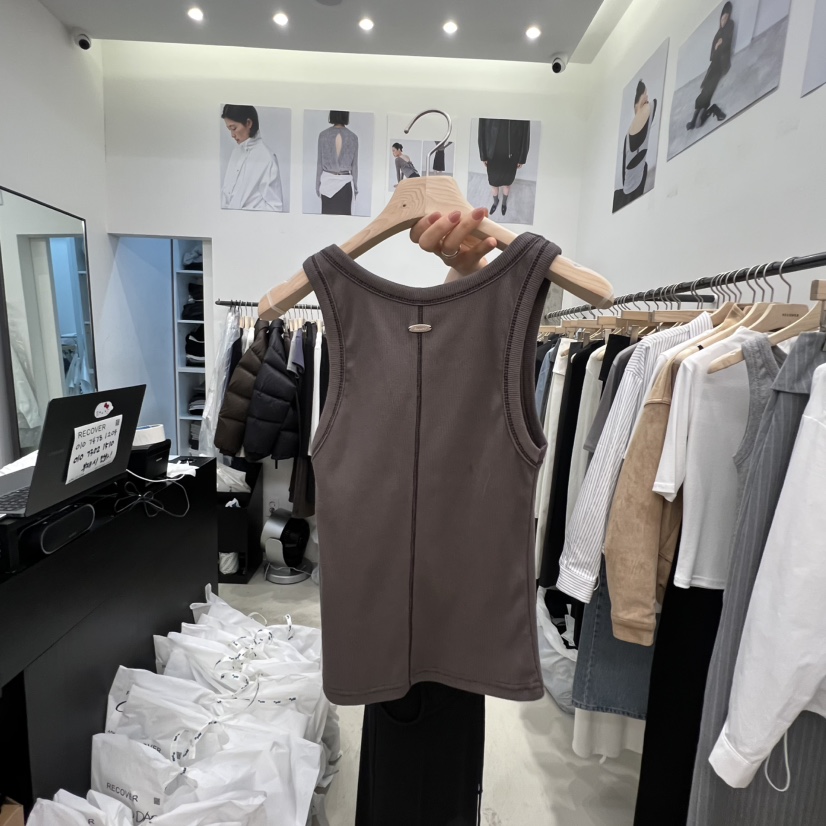 RECOVER韓國直郵女裝新品休閑推薦時尚熱賣26春季吊帶背心RECOVER/MOMENT吊帶/背心