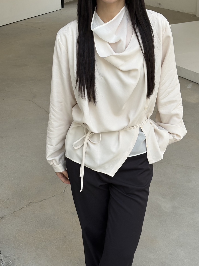 Verbena東大門代購女裝新款26春季推薦時尚職業襯衫蕾絲衫Verbena襯衫/蕾絲衫