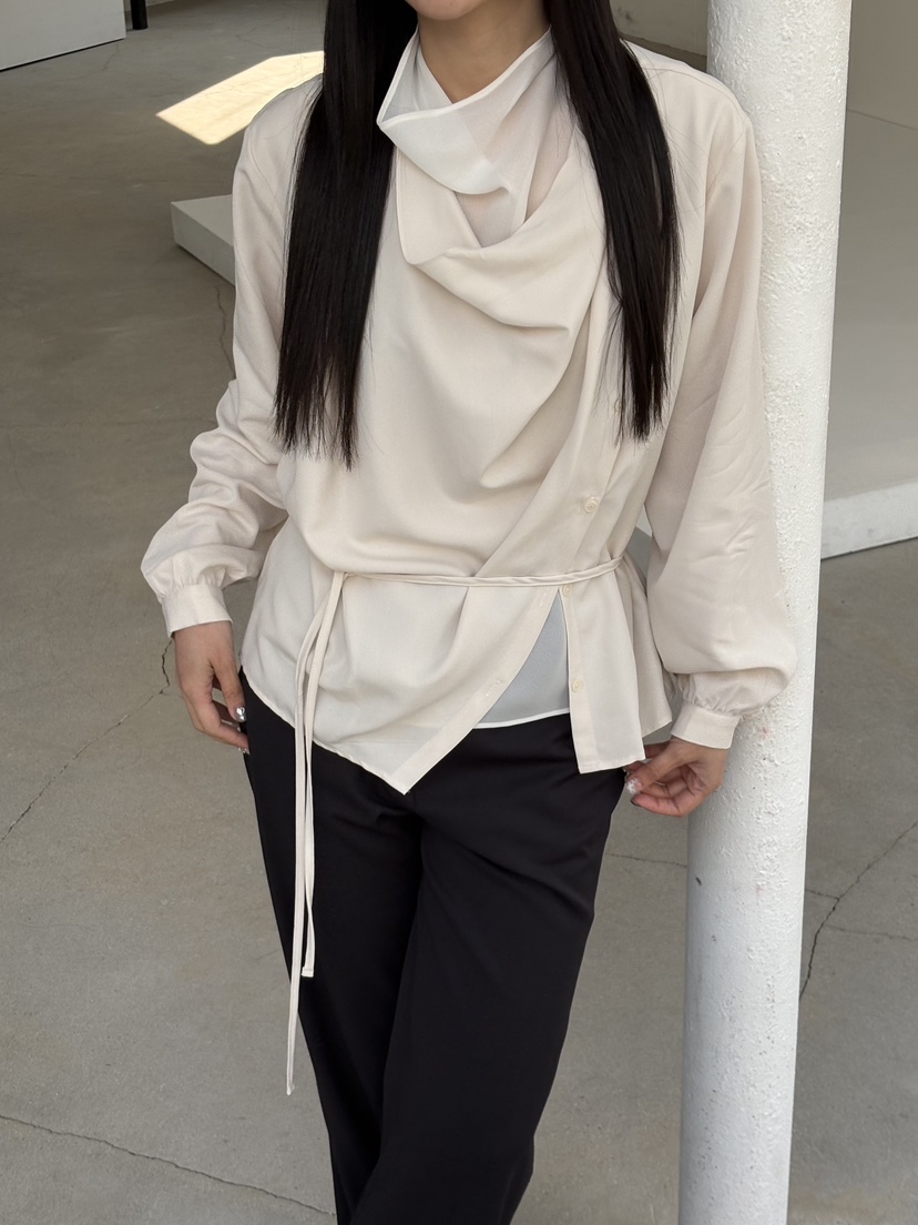 Verbena東大門代購女裝新款26春季推薦時尚職業襯衫蕾絲衫Verbena襯衫/蕾絲衫