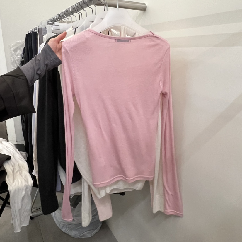 PORTS MOSS韓國代購女士新品職業推薦26春季人氣長袖T恤PORTS MOSS長袖T恤