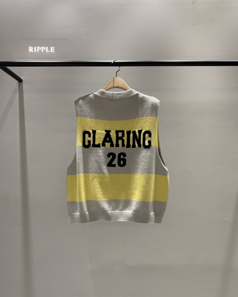 RIPPLE-P韓國代購女裝新款人氣熱賣時尚職業休閑26春季馬甲RIPPLE-P馬甲