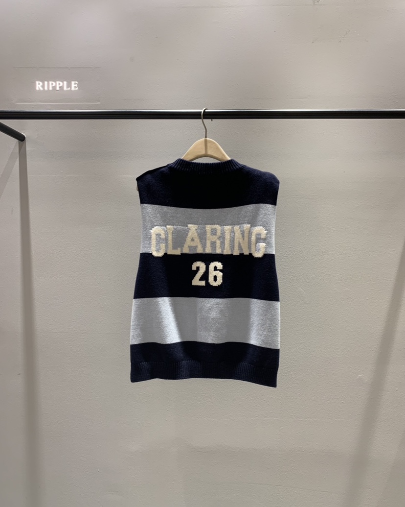 RIPPLE-P韓國代購女裝新款人氣熱賣時尚職業休閑26春季馬甲RIPPLE-P馬甲