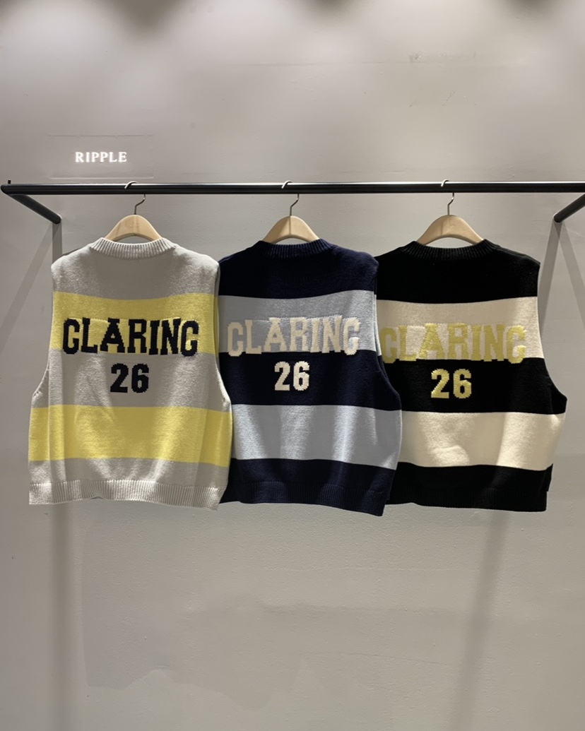 RIPPLE-P韓國代購女裝新款人氣熱賣時尚職業休閑26春季馬甲RIPPLE-P馬甲