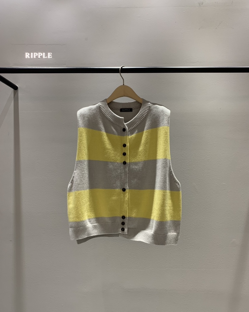 RIPPLE-P韓國代購女裝新款人氣熱賣時尚職業休閑26春季馬甲RIPPLE-P馬甲圖色1