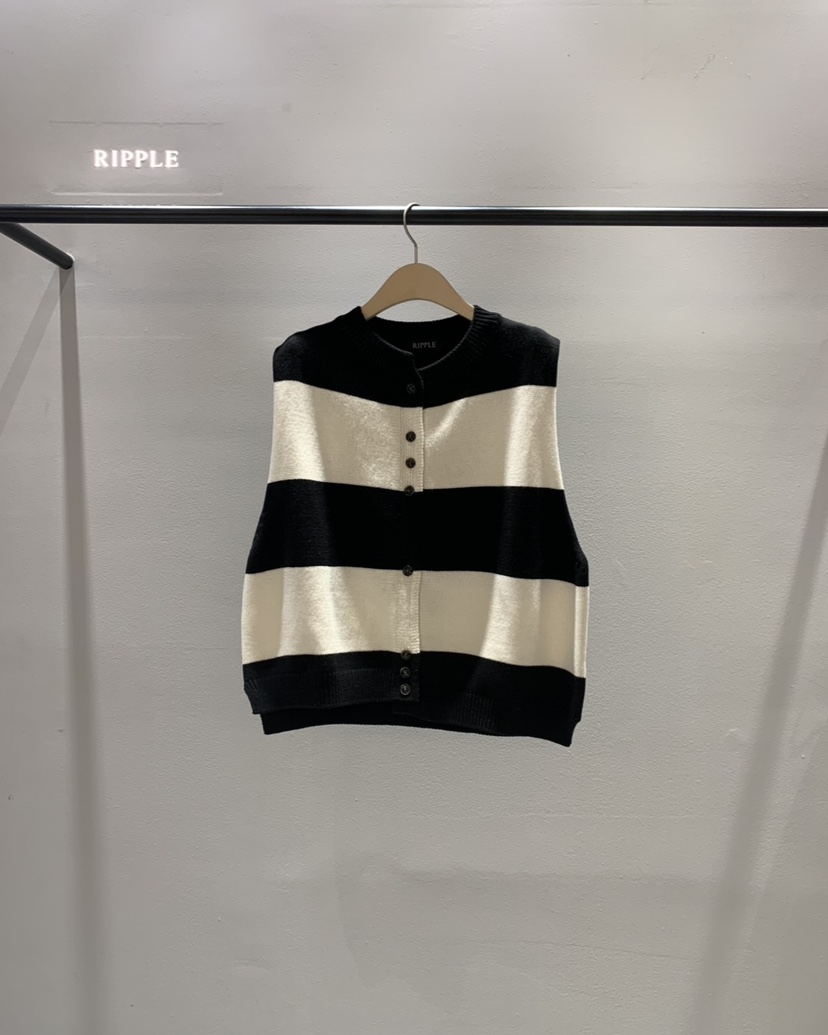 RIPPLE-P韓國代購女裝新款人氣熱賣時尚職業休閑26春季馬甲RIPPLE-P馬甲圖色3