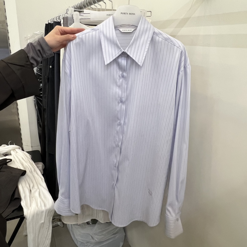 PORTS MOSS韓國代購女士新款熱賣休閑26春季時尚襯衫蕾絲衫PORTS MOSS襯衫/蕾絲衫圖色2