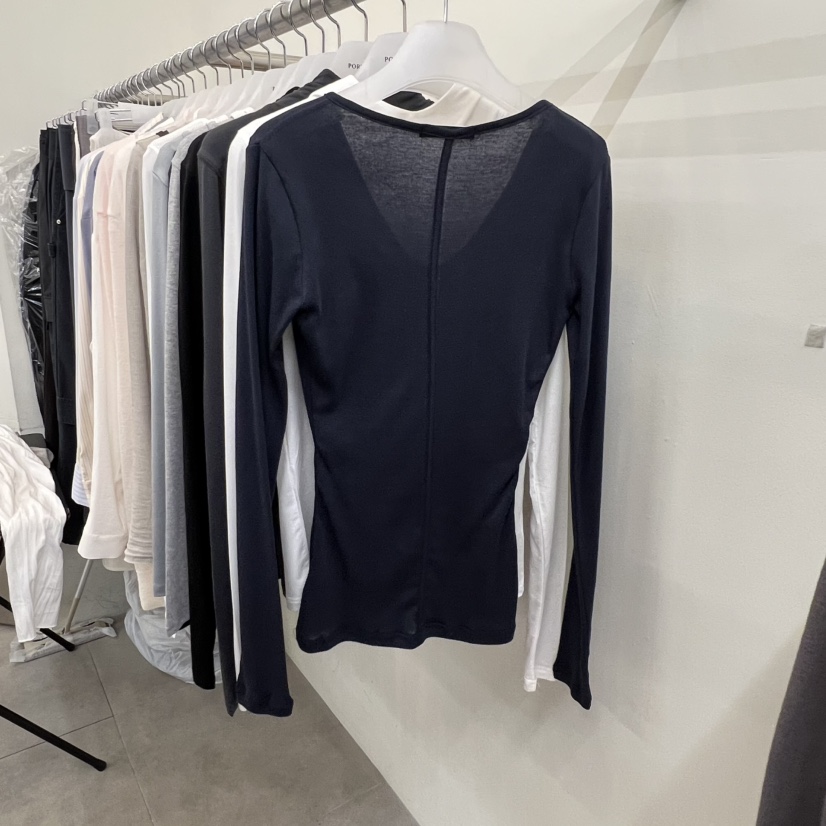 PORTS MOSS東大門代購女士新款時尚休閑26春季熱賣長袖T恤PORTS MOSS長袖T恤