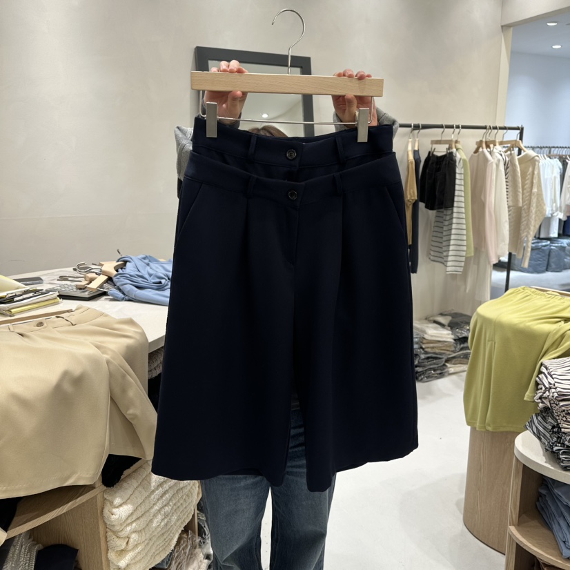 AURA東大門實拍女士新款人氣熱賣時尚26春季休閑短褲腰帶Au ra短褲圖色2