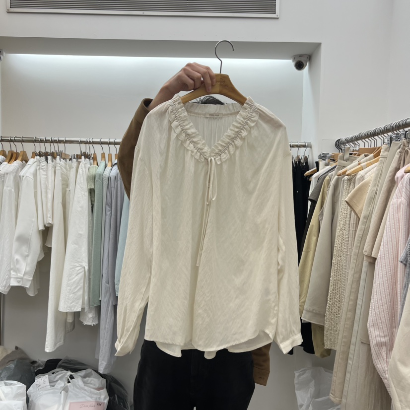 DRESS ROOM韓國代購女裝新款熱賣休閑人氣推薦襯衫蕾絲衫DRESS ROOM襯衫/蕾絲衫圖色2