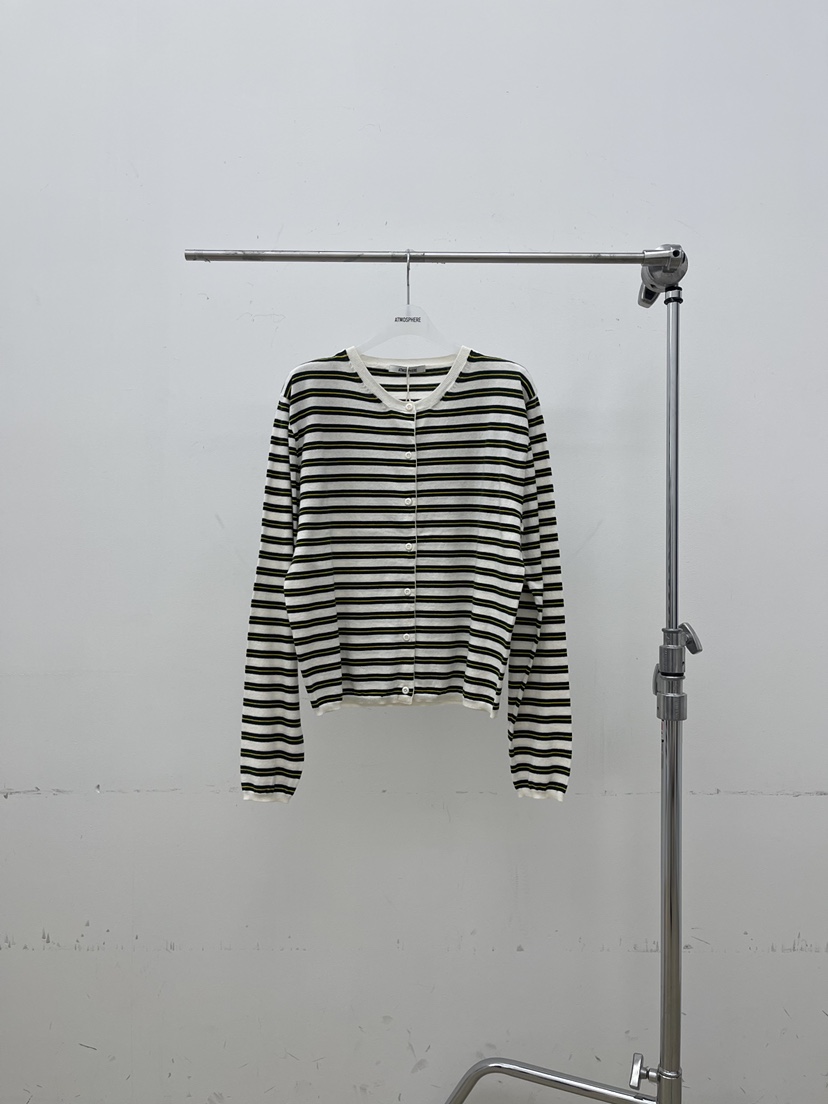 ATMOSPHERE韓國直郵女士新款休閑熱賣推薦人氣針織衫條紋ATMOSPHERE/BLING針織衫圖色1