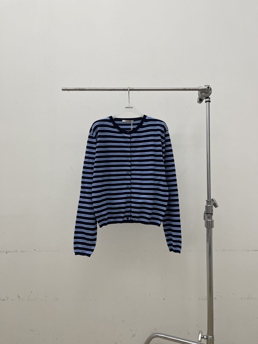 ATMOSPHERE韓國直郵女士新款休閑熱賣推薦人氣針織衫條紋ATMOSPHERE/BLING針織衫圖色3