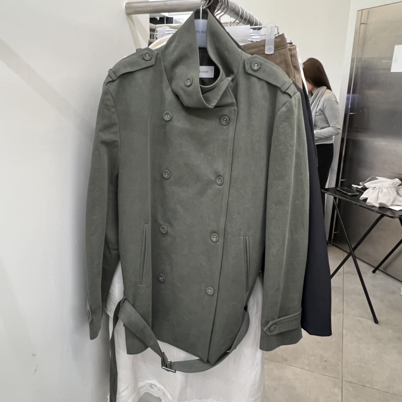 PORTS MOSS韓國直郵女裝新款推薦熱賣職業休閑夾克含腰帶PORTS MOSS夾克圖色2