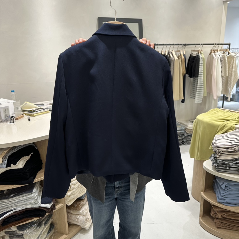 AURA韓國直郵女裝新品職業休閑26春季熱賣人氣夾克單排扣Au ra夾克