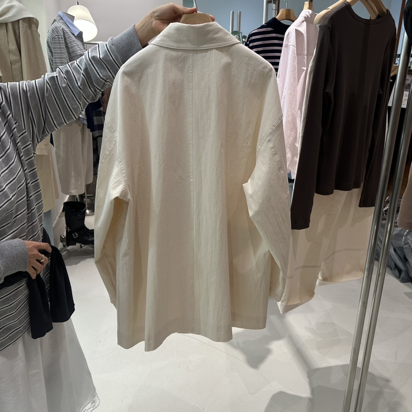 ANDMORE BUTTON韓國直郵女裝新款熱賣推薦休閑時尚26春季夾克ANDMORE BUTTON夾克