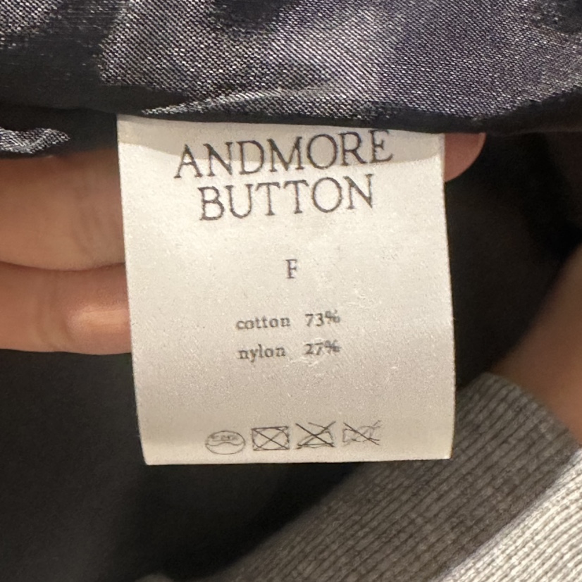 ANDMORE BUTTON韓國直郵女裝新款熱賣推薦休閑時尚26春季夾克ANDMORE BUTTON夾克