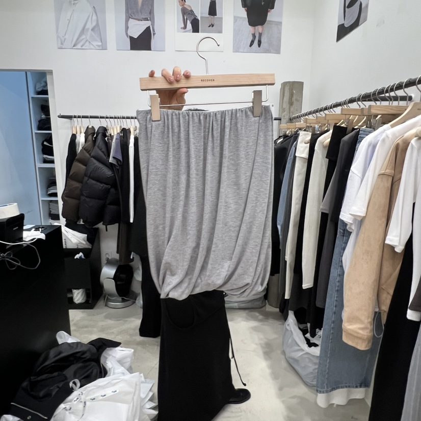 RECOVER韓國代購女裝新款職業休閑熱賣26春季半身裙中短裙RECOVER/MOMENT半身裙/中短裙圖色1