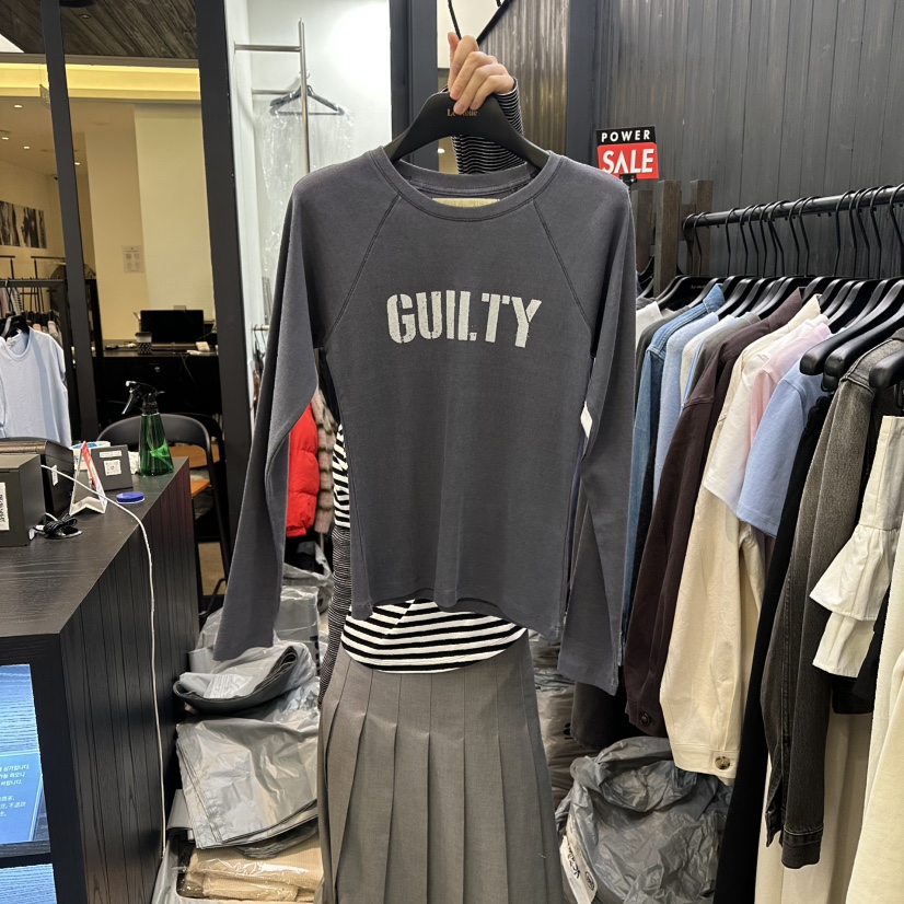 LE ETOILE東大門實拍女士新款熱賣人氣職業推薦休閑長袖T恤LE ETOILE長袖T恤圖色2