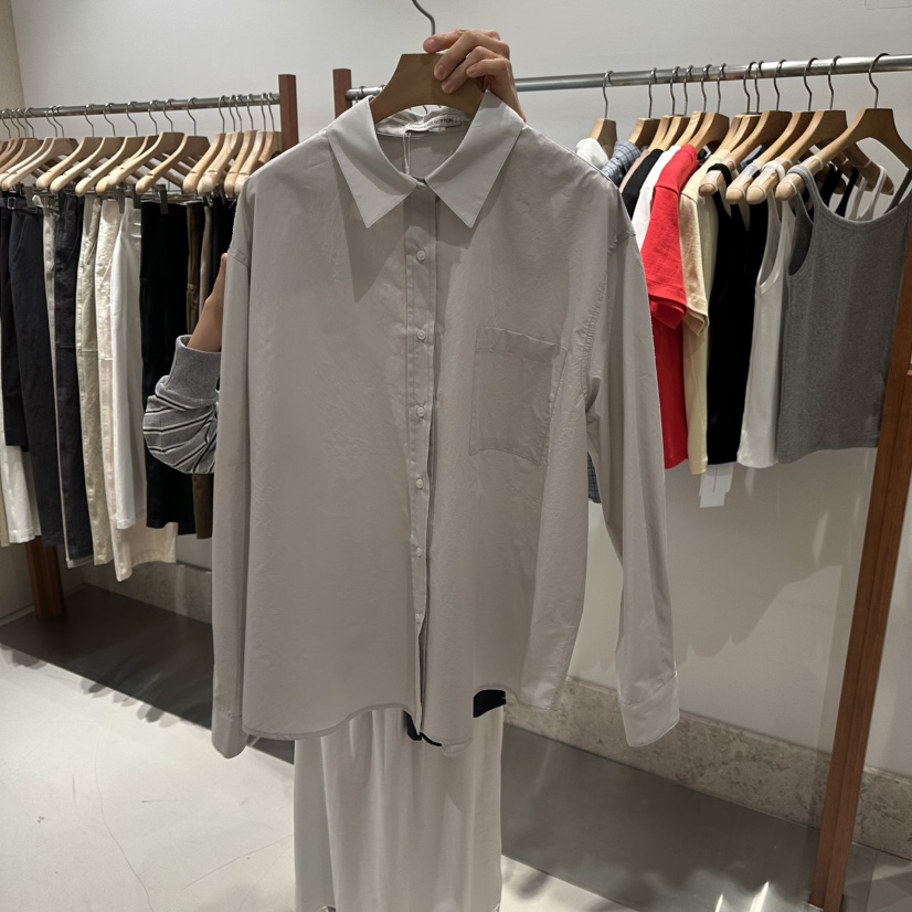 ANDMORE BUTTON韓國代購女裝新款職業休閑時尚襯衫蕾絲衫ANDMORE BUTTON襯衫/蕾絲衫圖色2