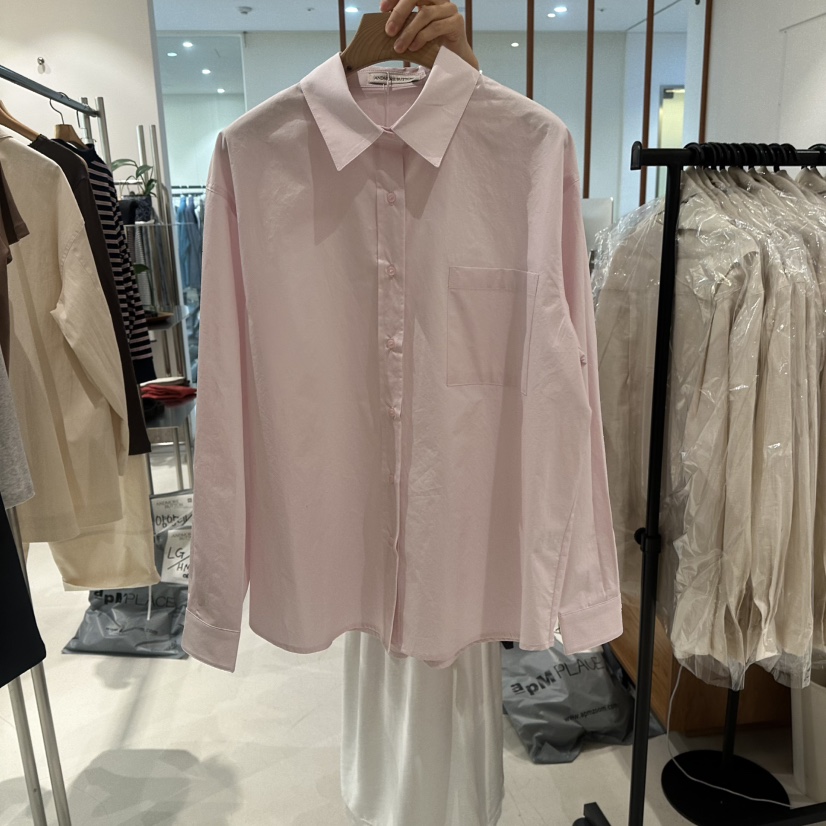 ANDMORE BUTTON韓國代購女裝新款職業休閑時尚襯衫蕾絲衫ANDMORE BUTTON襯衫/蕾絲衫圖色4